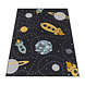 Kindervloerkleed - Binola Astronaut Zwart Kindervloerkleed - Binola Astronaut Zwart