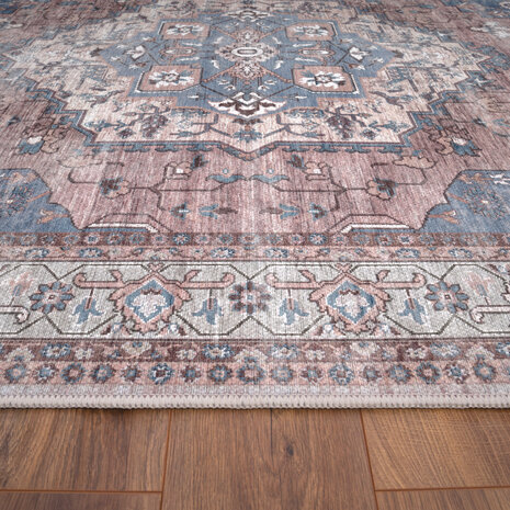Laagpolig Vloerkleed Bornia - Vintage - Multi