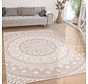 Binnen en Buitenkleed - Vloerkleed Brescs - Zand / Beige