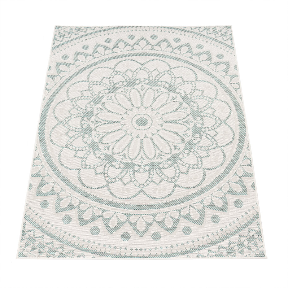 Binnen en Buitenkleed - Vloerkleed Brescs - Turquoise