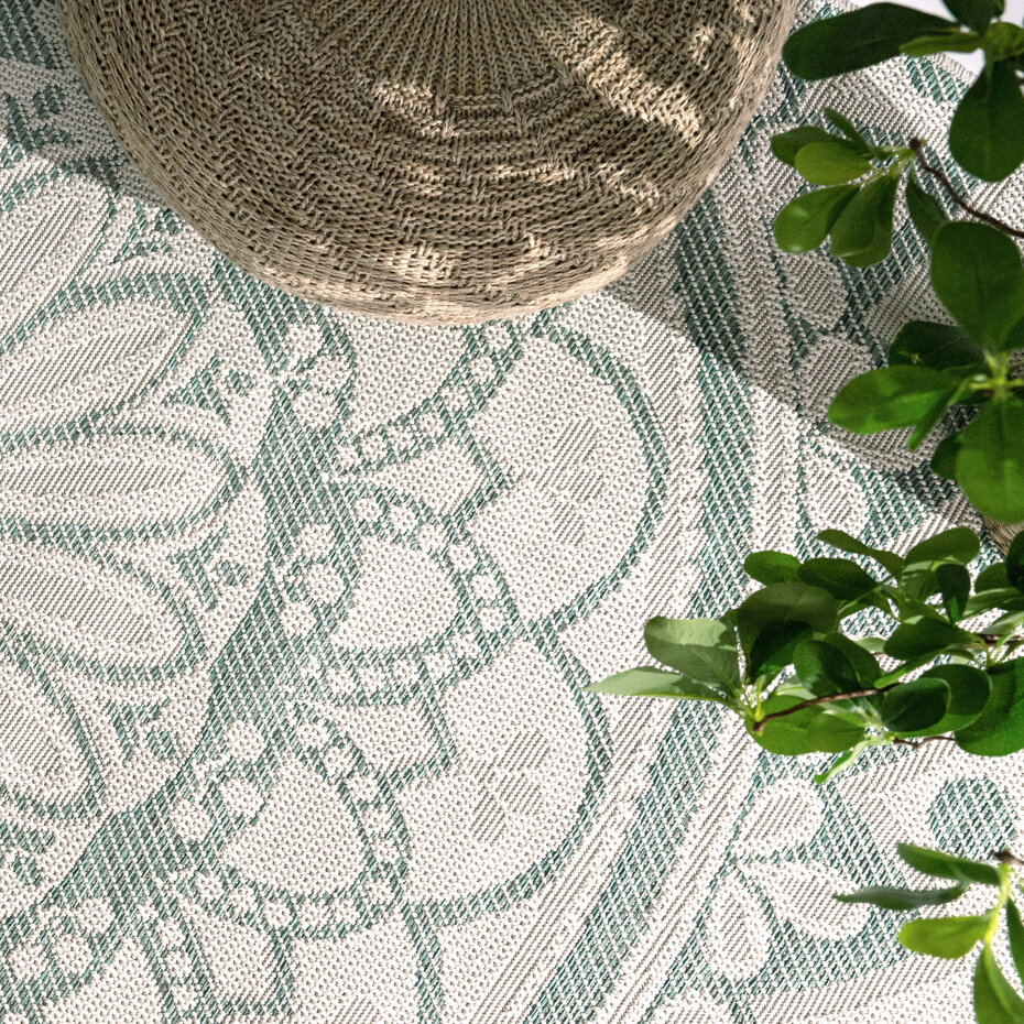 Binnen en Buitenkleed - Vloerkleed Brescs - Turquoise