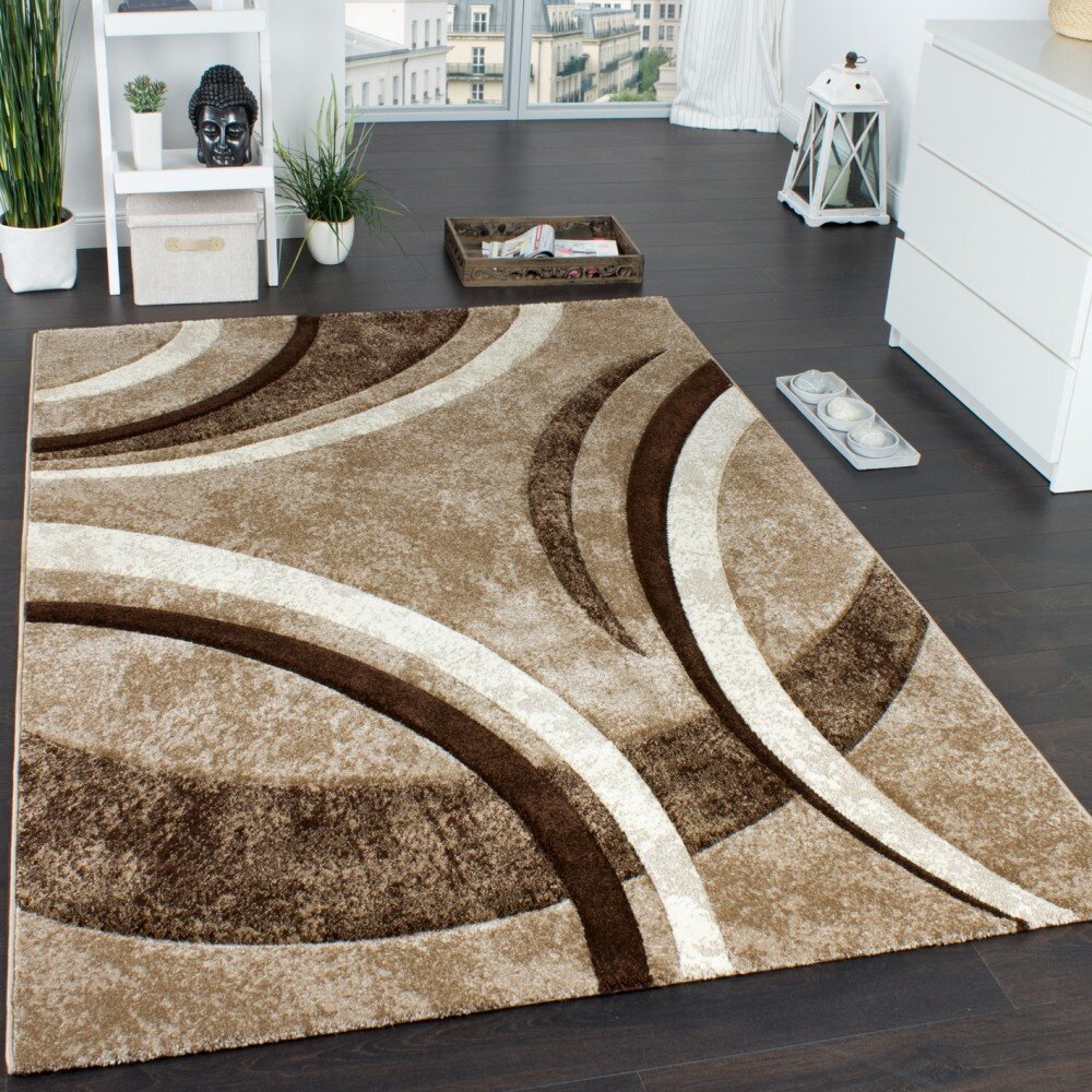 Modern vloerkleed - Briloada Beige/Bruin
