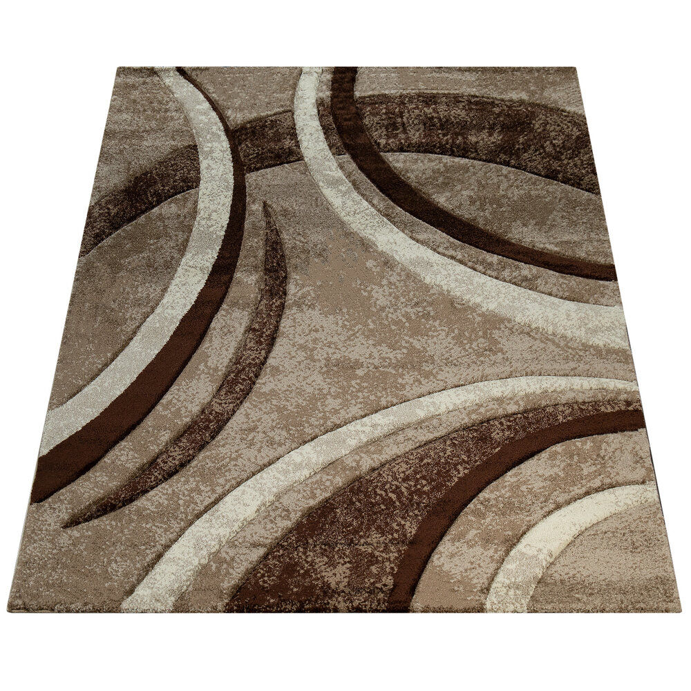 Modern vloerkleed - Briloada Beige/Bruin