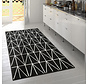 Binnen & Buitenkleed - Vloerkleed Bruliza - Geo - Zwart