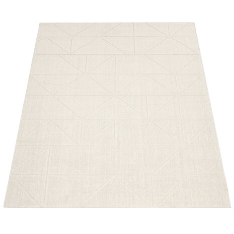Binnen & Buitenkleed - Vloerkleed Bruliza - Geo - Creme