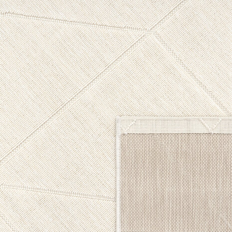 Binnen & Buitenkleed - Vloerkleed Bruliza - Geo - Creme