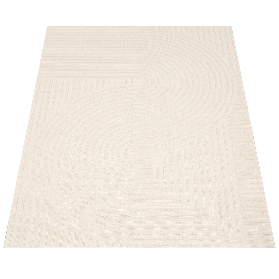 Binnen & Buitenkleed - Vloerkleed Bruliza - Japandi - Creme