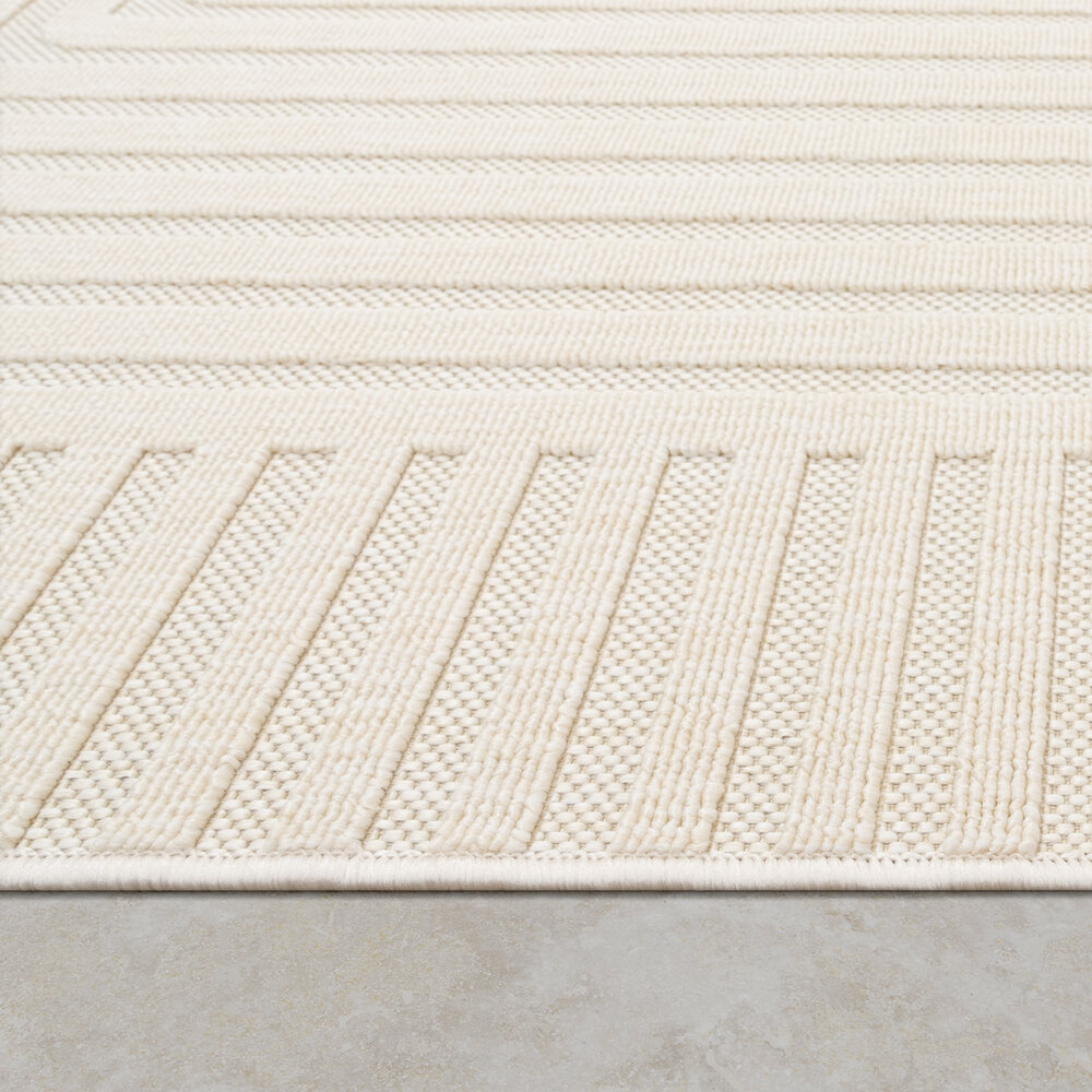 Binnen & Buitenkleed - Vloerkleed Bruliza - Japandi - Creme