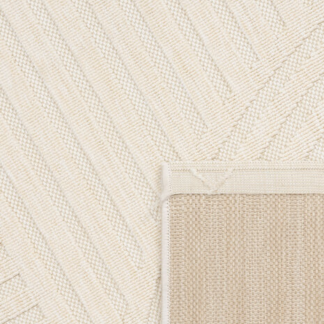 Binnen & Buitenkleed - Vloerkleed Bruliza - Japandi - Creme