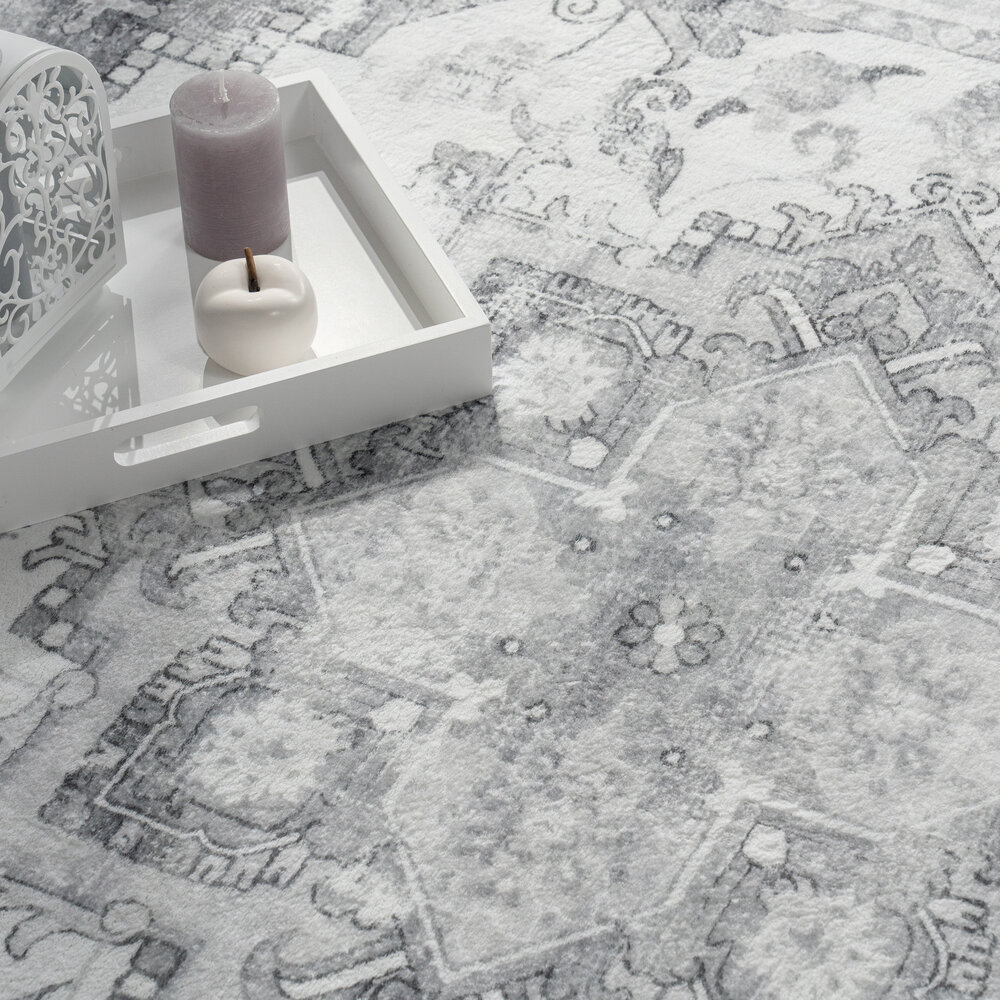 Vintage vloerkleed - Cameris Retro Grijs Vintage vloerkleed - Cameris Retro Grijs