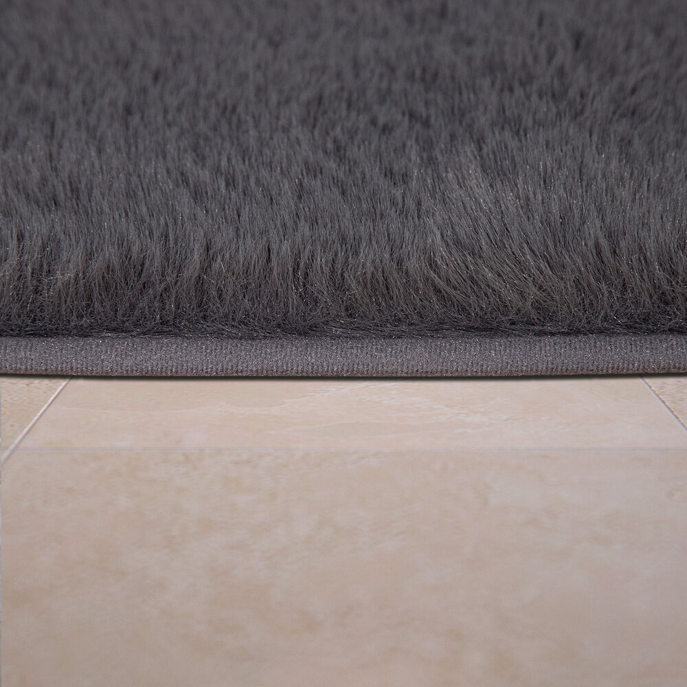 Badkamer Vloerkleed Comfy - Antraciet Badkamer Vloerkleed Comfy - Antraciet