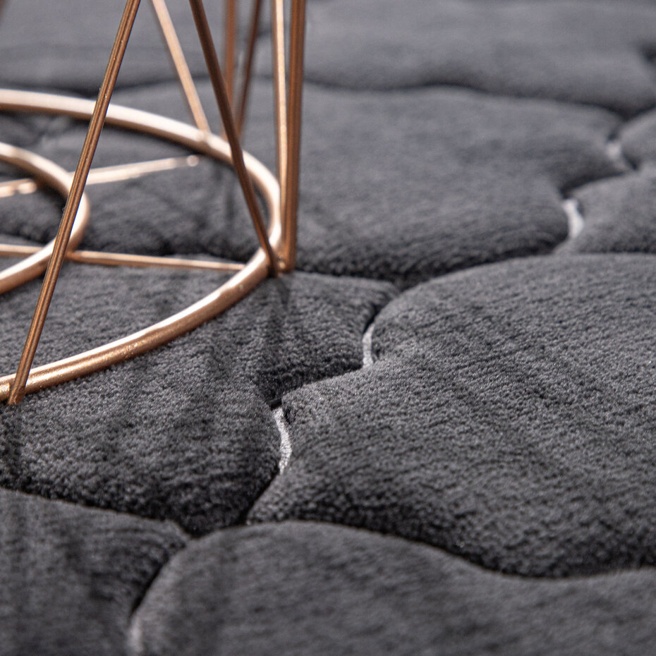 Badkamer Vloerkleed Corina - Antraciet Badkamer Vloerkleed Corina - Antraciet