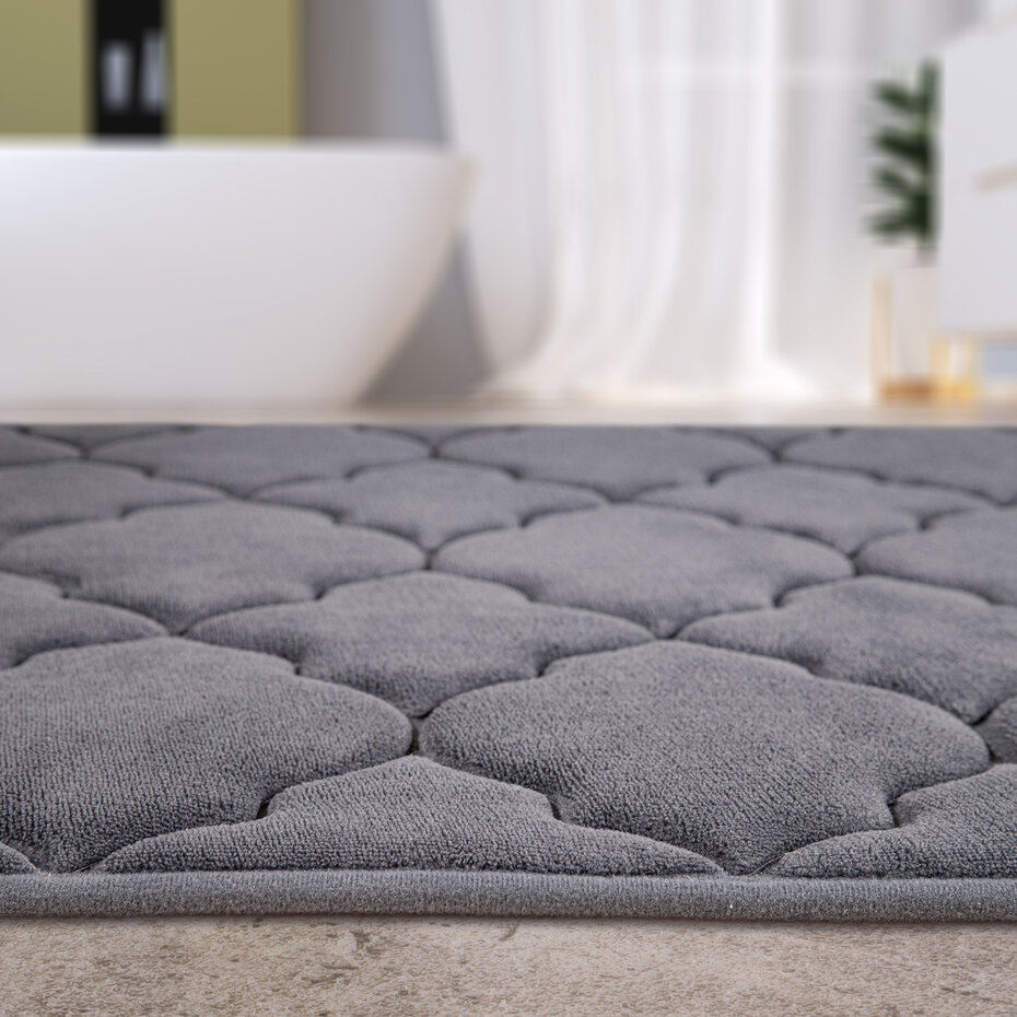 Badkamer Vloerkleed Corina - Antraciet Badkamer Vloerkleed Corina - Antraciet