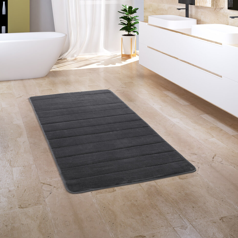Badkamer Vloerkleed Corina - Antraciet