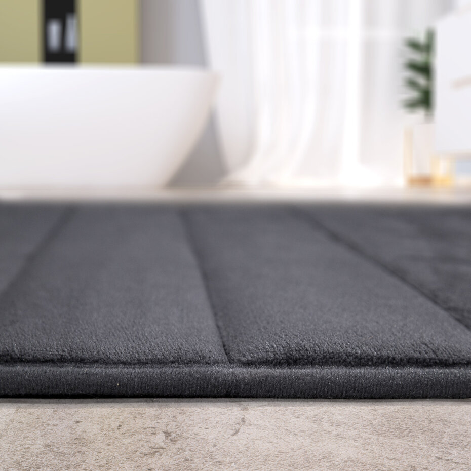 Badkamer Vloerkleed Corina - Antraciet