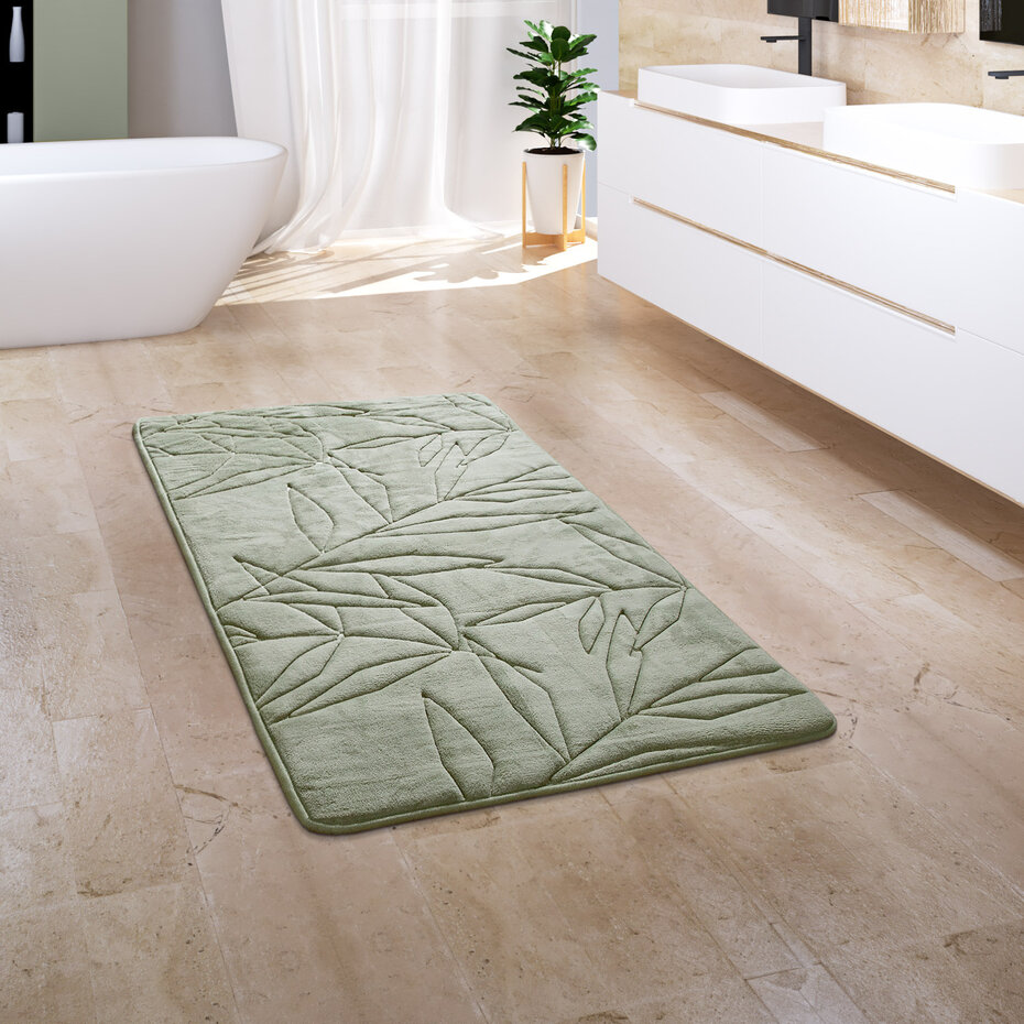 Badkamer Vloerkleed Corina - Groen Badkamer Vloerkleed Corina - Groen