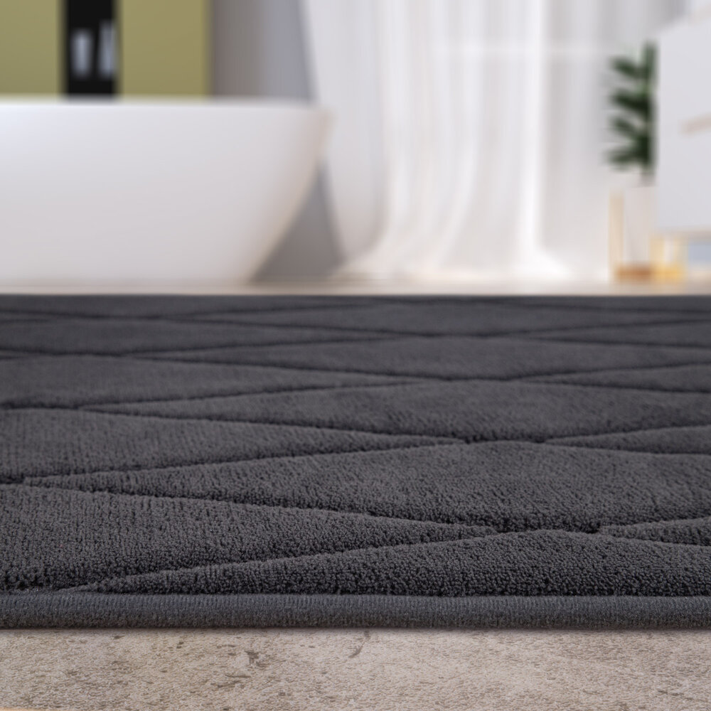 Badkamer Vloerkleed Corina - Antraciet Badkamer Vloerkleed Corina - Antraciet