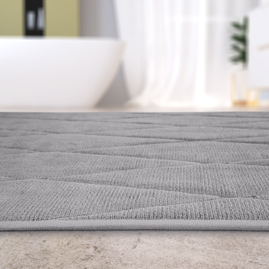 Badkamer Vloerkleed Corina - Grijs