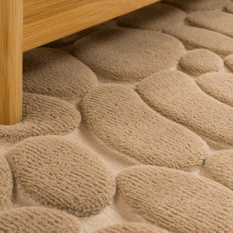 Badkamer Vloerkleed Corina - Beige Badkamer Vloerkleed Corina - Beige