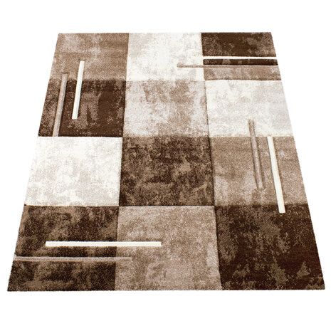 Laagpolig Vloerkleed - Diamesa - Modern - Bruin