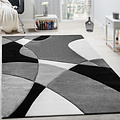 Laagpolig Vloerkleed - Diamesa - Modern - Zwart / Wit