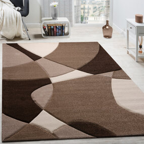 Laagpolig Vloerkleed - Diamesa - Modern - Bruin