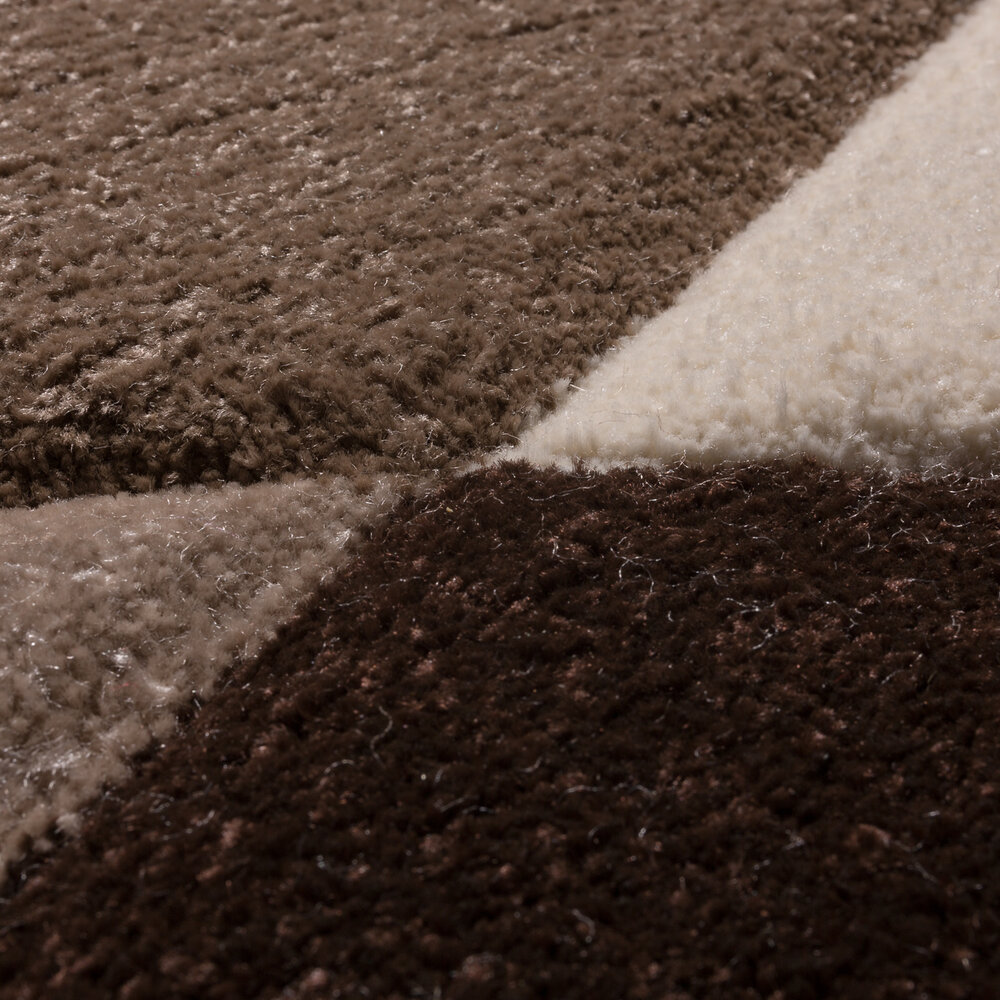 Laagpolig Vloerkleed - Diamesa - Modern - Bruin Laagpolig Vloerkleed - Diamesa - Modern - Bruin