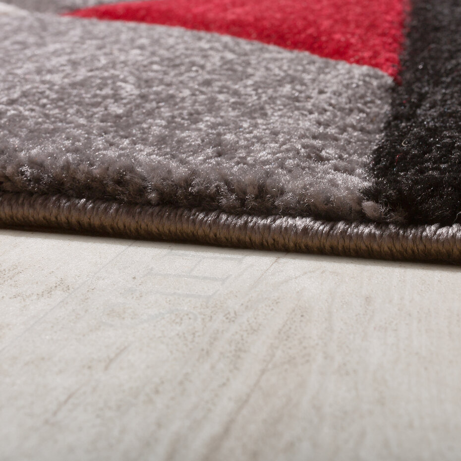 Laagpolig Vloerkleed - Diamesa - Modern - Rood