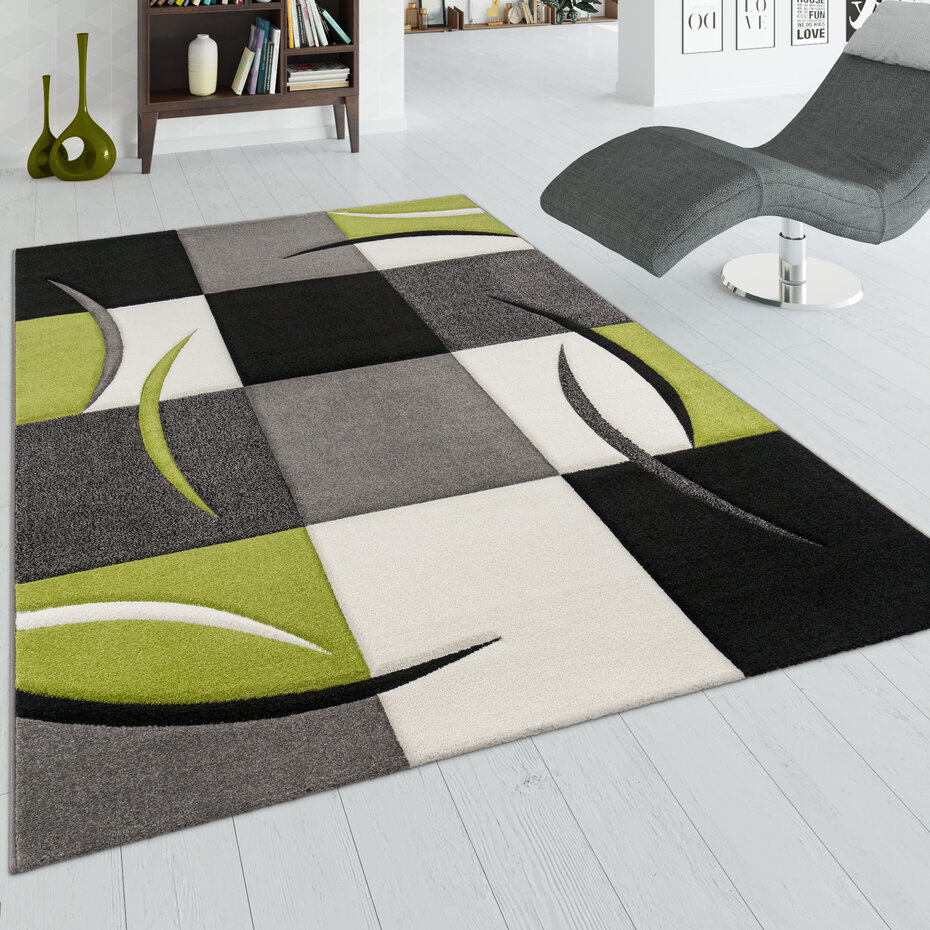Laagpolig Vloerkleed - Diamesa - Modern - Groen Laagpolig Vloerkleed - Diamesa - Modern - Groen