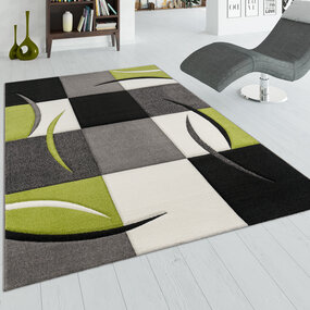 Laagpolig Vloerkleed - Diamesa - Modern - Groen