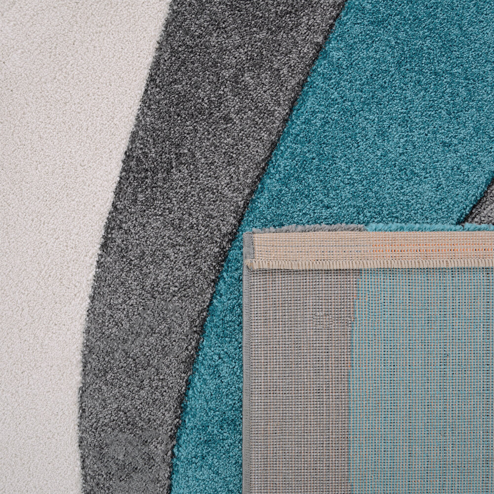 Laagpolig Vloerkleed - Diamesa - Modern - Turquoise / Blauw Laagpolig Vloerkleed - Diamesa - Modern - Turquoise / Blauw