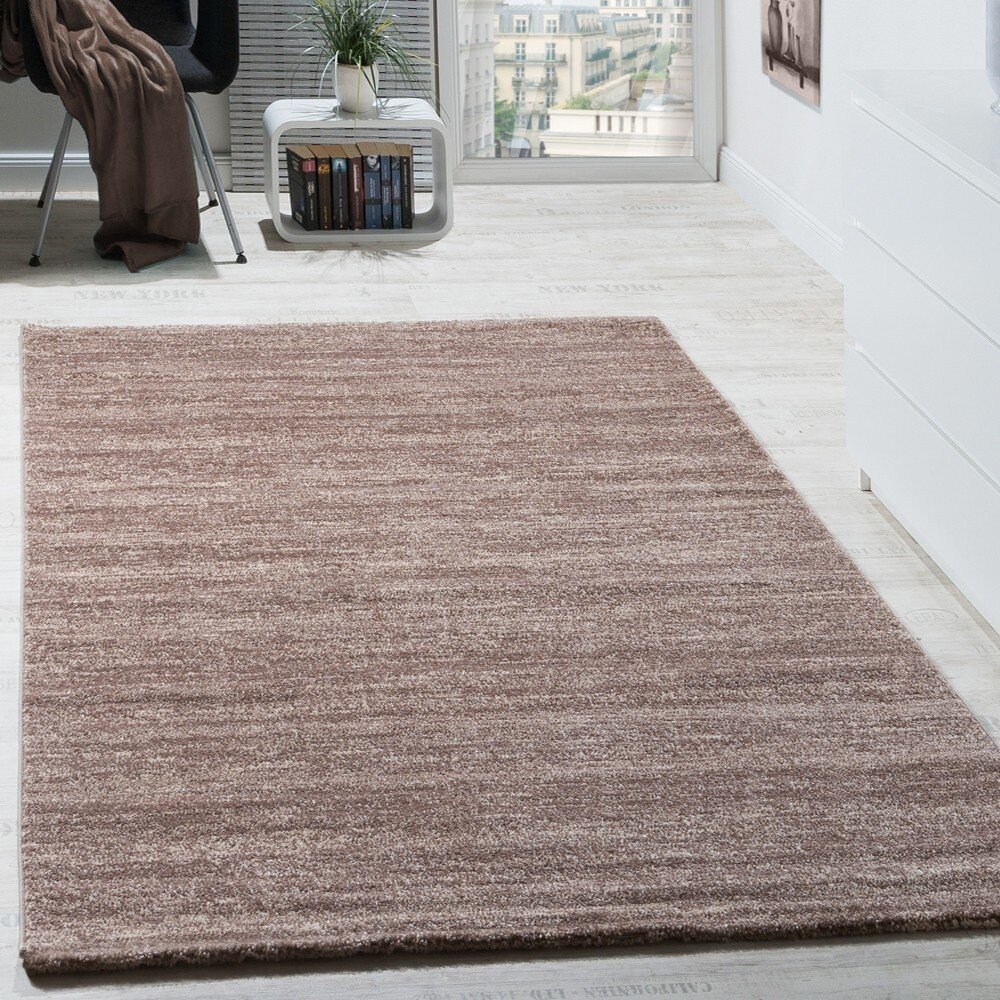 Laagpolig Vloerkleed - Eceria - Gemeleerd Modern - Beige