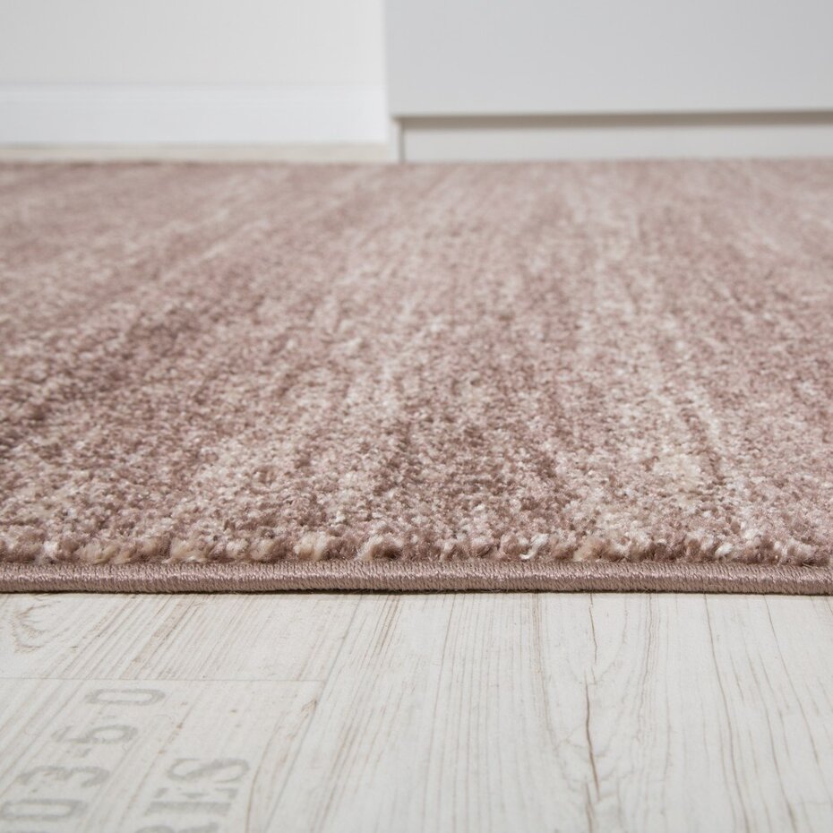 Laagpolig Vloerkleed - Eceria - Gemeleerd Modern - Beige