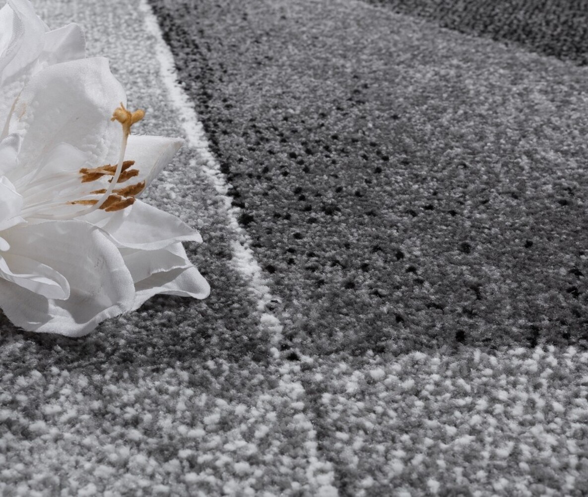 Laagpolig Vloerkleed - Eceria - Geo Modern - Grijs Laagpolig Vloerkleed - Eceria - Geo Modern - Grijs