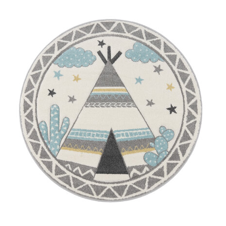 Kindervloerkleed - Elara - Tent - Creme