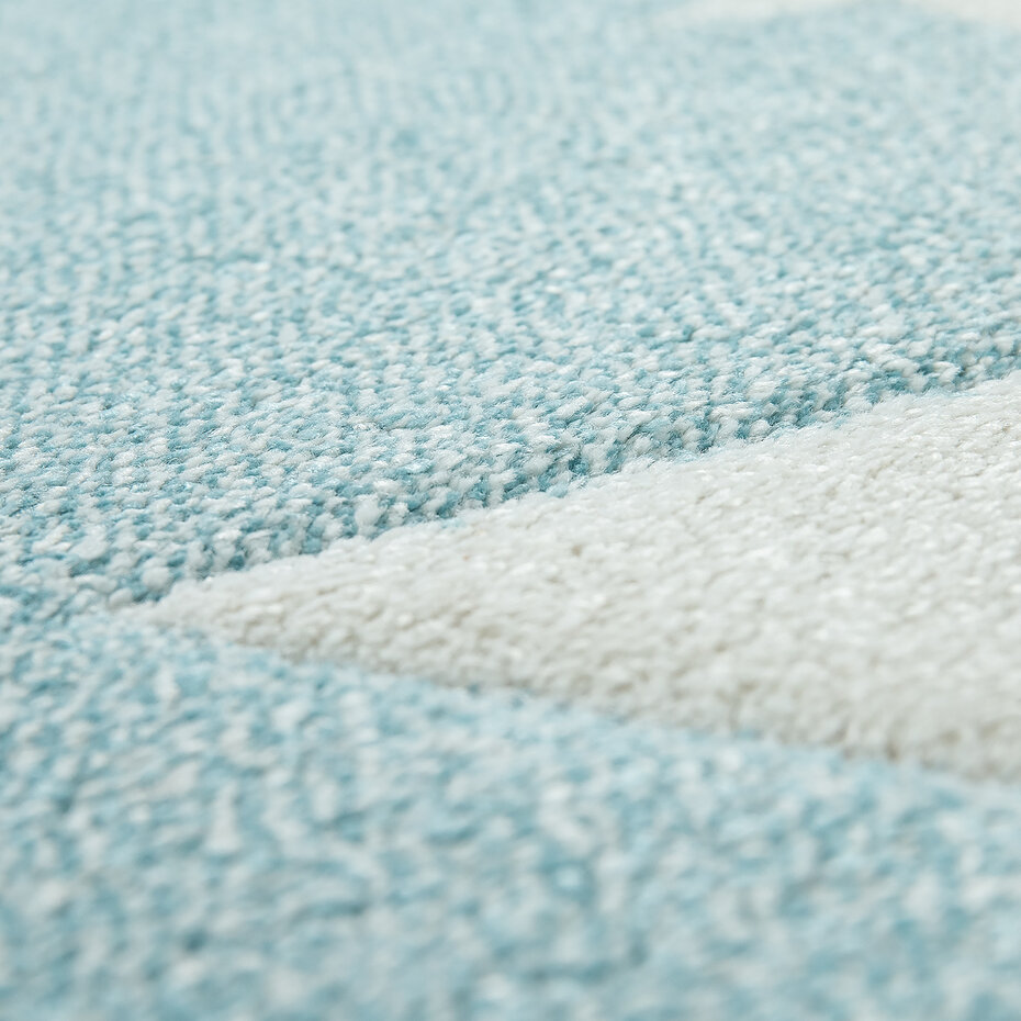 Kindervloerkleed - Elara - Sterren - Blauw Kindervloerkleed - Elara - Sterren - Blauw