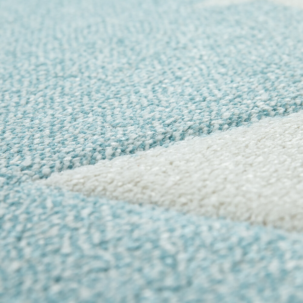 Kindervloerkleed - Elara - Sterren - Blauw Kindervloerkleed - Elara - Sterren - Blauw