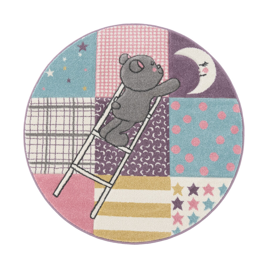 Kindervloerkleed - Elara - Roze Kindervloerkleed - Elara - Roze