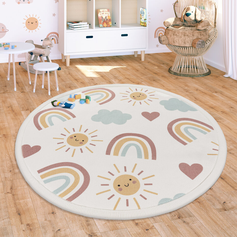 Kindervloerkleed - Elara Regenboog - Multi