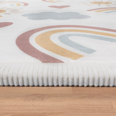 Kindervloerkleed - Elara Regenboog - Multi