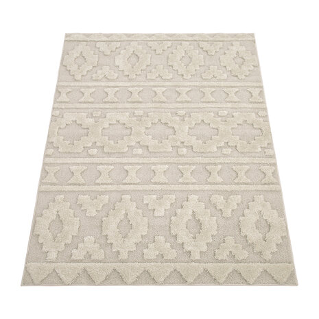 Laagpolig Vloerkleed - Gen - Creme