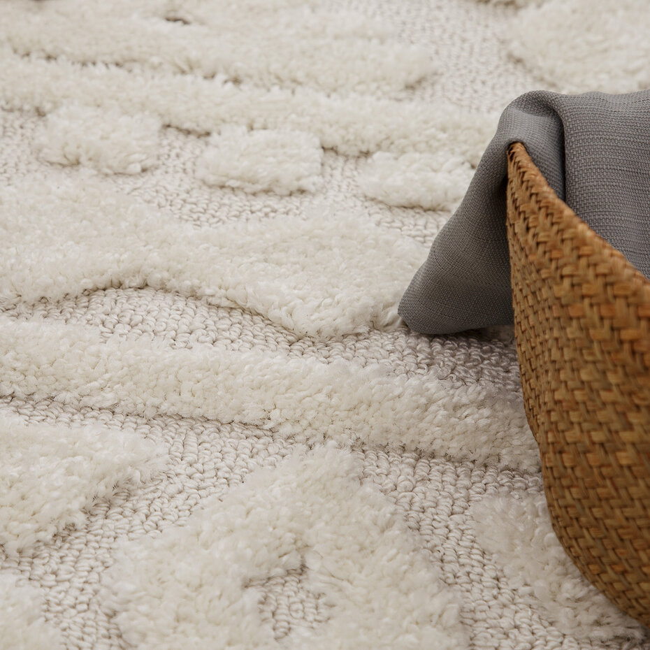 Laagpolig Vloerkleed - Gen - Creme Laagpolig Vloerkleed - Gen - Creme