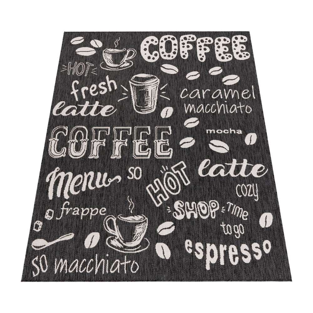 Keukenkleed - Kitchen - Koffie - Antraciet Keukenkleed - Kitchen - Koffie - Antraciet