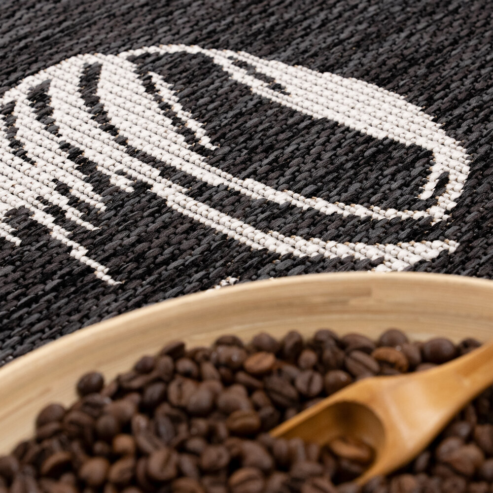 Keukenkleed - Kitchen - Koffie - Antraciet Keukenkleed - Kitchen - Koffie - Antraciet