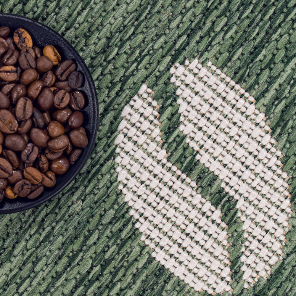 Keukenkleed - Kitchen - Koffie - Groen Keukenkleed - Kitchen - Koffie - Groen