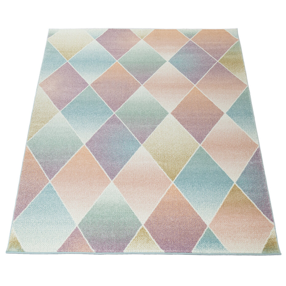 Laagpolig Vloerkleed - Kosaro Geruit - Multi Laagpolig Vloerkleed - Kosaro Geruit - Multi
