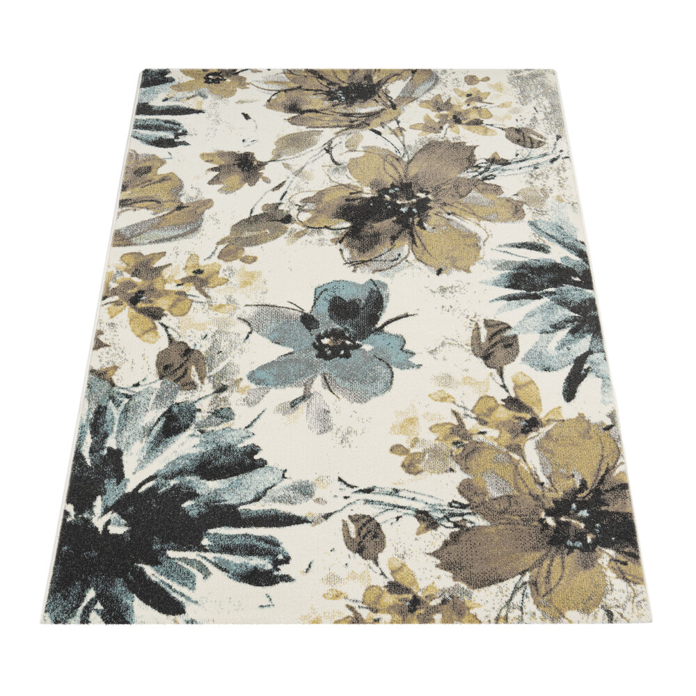 Laagpolig Vloerkleed - Kosaro Gebloemd - Multi Laagpolig Vloerkleed - Kosaro Gebloemd - Multi