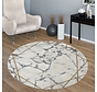 Laagpolig Vloerkleed Kraline - Marmer Design - Goud