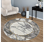 Laagpolig Vloerkleed Kraline - Marmer Design - Goud