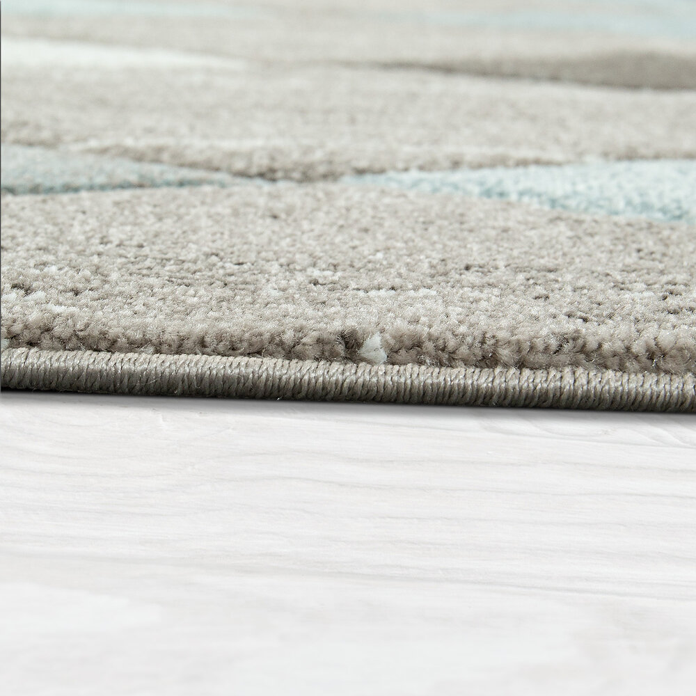 Laagpolig Vloerkleed Lareva - Geometrisch Design - Beige